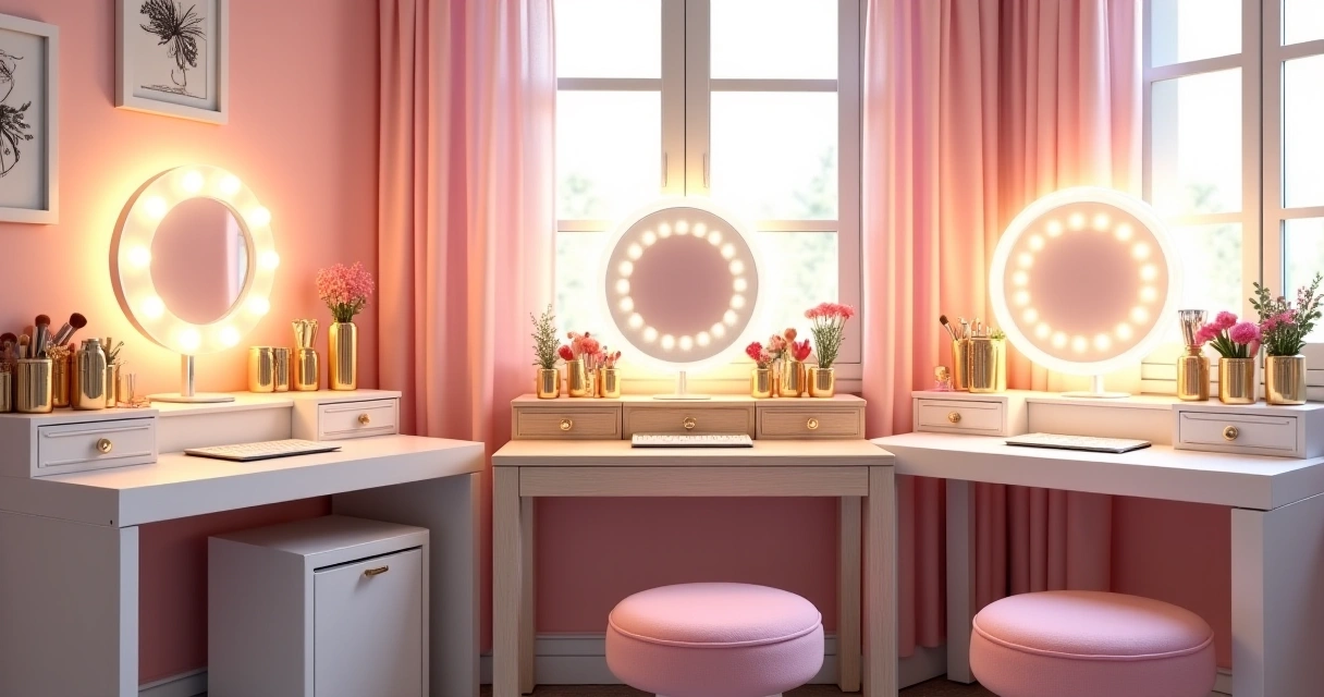Compare The Best Lighted Vanity Desks For Your Tee