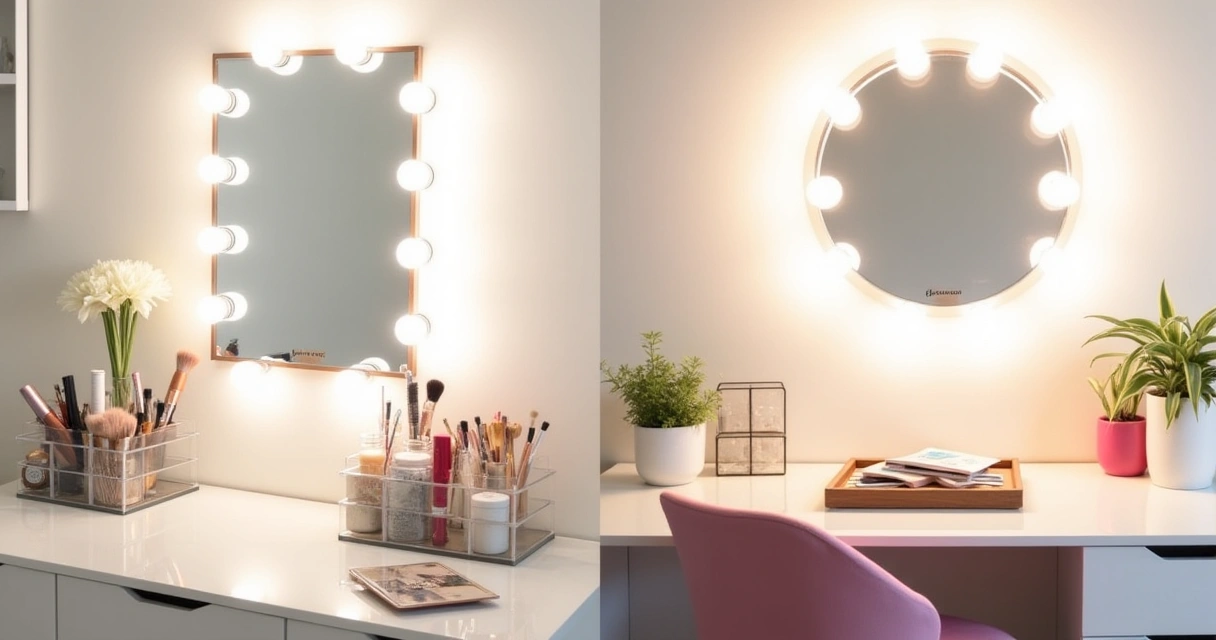 Countertop Makeup Organizers Vs Wall Mounted