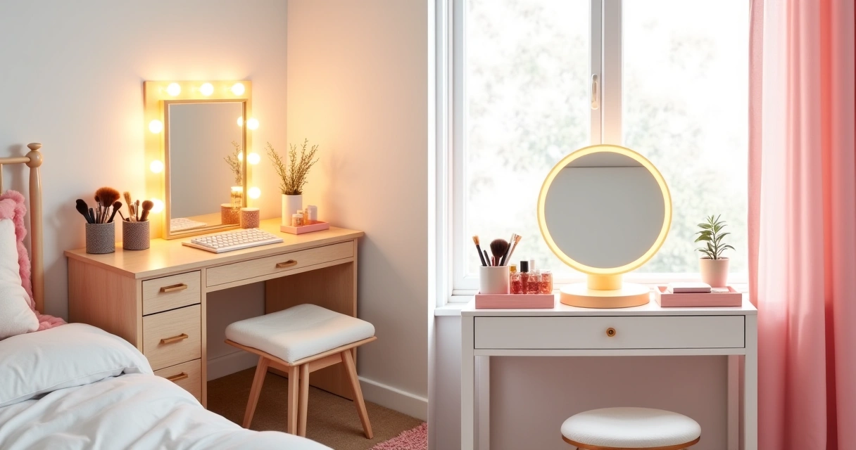 Teen Bedroom Vanity Setup vs Lighted Makeup Mirrors: Which Should You